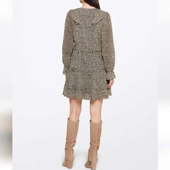 NWT JOIE ADANSON MINI COTTON DRESS COLOR BLEACHED SAND SIZE 4 - Picture 4 of 14